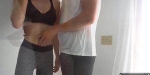 My stepsister with Sexy Fit Body and Big Tits Gets Fucked