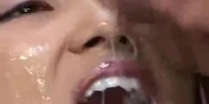 Japanese cum on the face