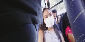 teenage geisha admiring rough bulge