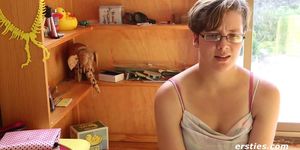 Short Haired German Student Immie Masturbates (amateur )