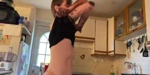 EXTREME Cake Sitting , Messy Video with a Sexy Girl