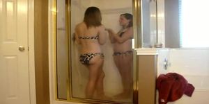 bikini shower babes