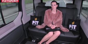 Letsdoeit - Russian Babe Sarah Cums Rough In A Czech Taxi