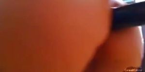 Gotcha..Gorgeous horny girl masturbates on webcam
