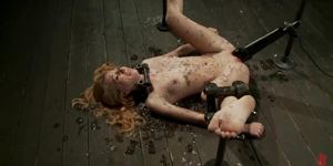 Slim slave gets naked body hot waxed (Emma Haize, Lolita Haze)