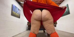 Velma strutting her thot body for cock (No shame)