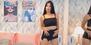 Cute female With Perfect Ass Masturbates With Her Fingers (Beautiful Sexy)