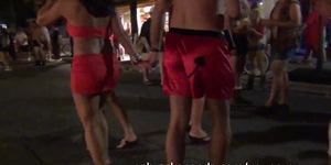 Amateur Topless Girls in the Streets