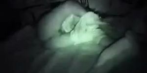 Not My sis spied fingering on bed. Hidden cam