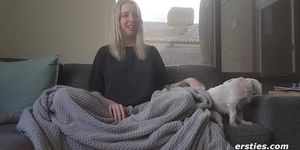 Beautiful Pregnant Girl Gets Herself Off