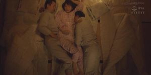 Japanese  Married Woman Takes It In Both Holes From Her Two Brothers-in-law at Her Husband’s