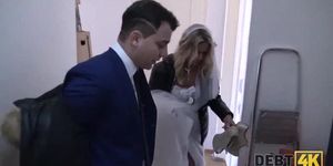 DEBT4k. Czech bride Claudia Macc fucked in front of her distraught groom