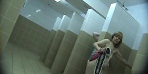 Hidden cameras in public pool showers 634