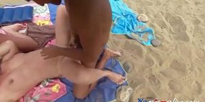 fucked by voyeur at beach