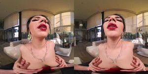 Curvy Girl Valentina Nappi Fucks During Interview Vr Porn