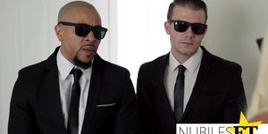 NubilesET - Hime Marie Gets Double Teamed By The Men In Black