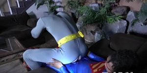 MANLY FETISH - Gay IR cosplay bottom couple enjoys anal sex on the couch