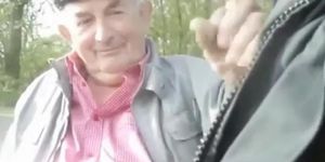 Grandpa in park