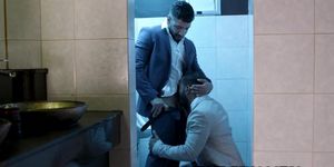 Ragingstallion - Office Hunks Screw Raw In Work Bathroom
