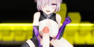 MMD Mashu FGO Kensei Dance sex