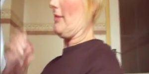 Sally Taylor homemade bllowjob and facial (amateur )