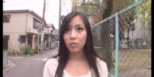 Shy japanese teen on cam