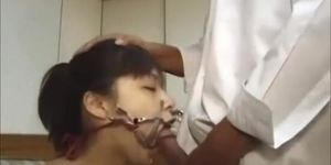Asian Teen Gagged With Dick
