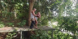 Cinnamon and Spice Outdoor Anal On A Swing By The River (Cinnamon Spice)