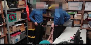 Shoplyfter-  Hot Teen Fucked By Two Cocks For Stealing