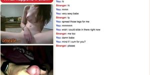 Young Omegle Chick Loves My Big Load
