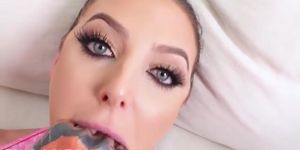 Curvy stunner squirts during intense anal sex with stud