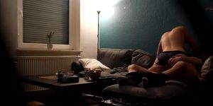 Secret Camera - Netflix And Chill - Sis With Boyfriend - Voyeur - 4K