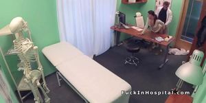 Booty European slut fucked by doctor
