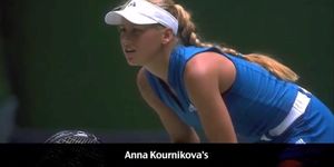 Anna Kournikova Blistering Butt masturbation!masturbation!getting off!