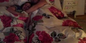 Good wife gives her man a blowjob before going to sleep