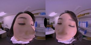 [VR] Japanese Office Lady Licking And Drooling