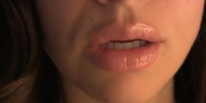 Up close mouth tongue asmr sexy