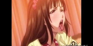 Brunette slut gets licked and fucked rough - Hentai.xxx