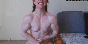 female bodybuilder cam session