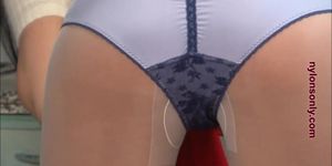 Shione Cooper huge titty tease in pantyhose 720p