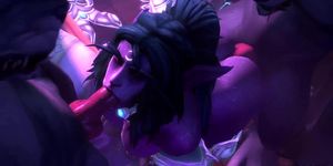 WoW PMV - Tyrande is an Anal loving Buttslut