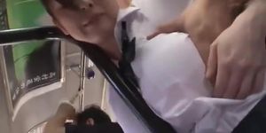 Asian teeny was fucked by perverted dude in the bus