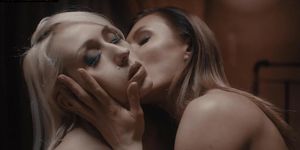 MIXEDX   Sexy Kitana Lure Fucks Hot Blonde Christina Shine With Lesbian Scissoring