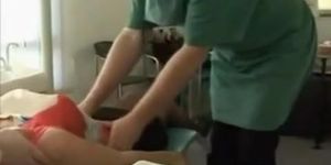 Dentist fucks his bald patient