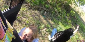 Gf Lost At Rock-Paper-Scissors And Had To Suck Fellow Traveler - Epic Facial - Pov (amateur )