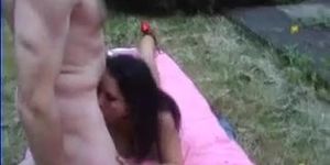 Fledgling British Slutwife Outdoor Without A Condom Creampie Gang-Fuck