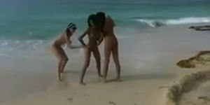 Amia and Tanner - Nice teens having fun on a nude beach