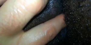 Young handsome black guy massaged and then he fucks me BBK