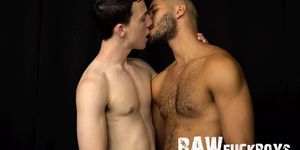 RAWFUCKBOYS - Barebacking masterclass  Hot hung otter bangs cute Twink
