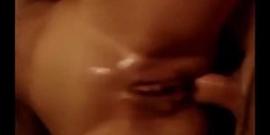 Horny housewife kissing dick after a good anal fuck